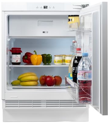 BELDEKO Réfrigérateur Encastrable Sous Plan – 121 L – Classe E – Réglage Température – Kit Pantographe Inclus