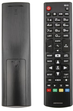 Replacement for LG TV Remote Control for AKB74915324 AKB75095308, New Upgraded Infrared Smart TV Remote Control for LG LCD LED HDTV UHD 3D 4K Smart TV, No Setup Required remote
