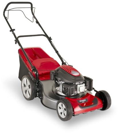 Mountfield SP53 a Petrol Lawn Mower, 166cc STIGA Engine, 51cm Cutting Width, Self Propelled, Steel Deck, 60L Grass Collector, Mulching Plug, Adjustable Height, 5 Year Warranty