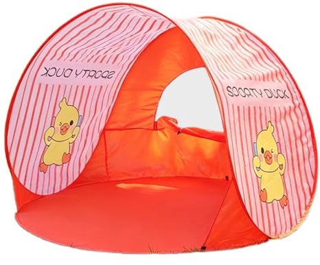 Strandtält – enkel utomhus camping baldakin – omedelbart soltält strandskydd – för park bakgård uteplats gräsmatta sommarfest picknick vandring resor semester bilresa barn vuxna