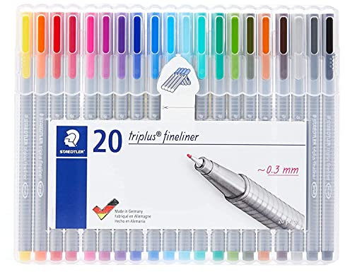 Staedtler triplus fineliner, 0,3 mm (20 Stück), 1 packung, 334 SB20