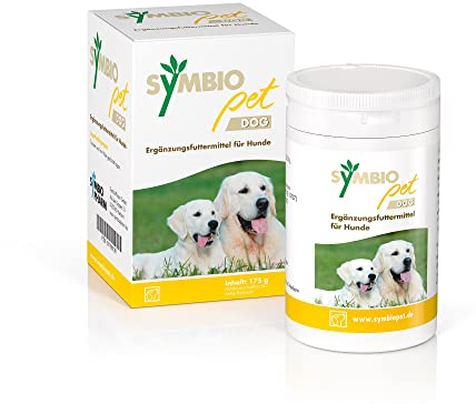 SYMBIO pet Dog: Probiotisches Ergänzungsfutter speziell für die Darmflora von Hunden jeden Alters, 175 g Pulver