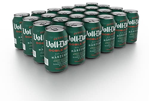 Voll-Damm | Cerveza Doble Malta | Toque Cítrico y Afrutado | Espuma Consistente | Paquete 24 x 330 ml | Total 7920 ml.