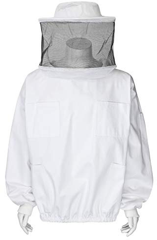 Germerott Bienentechnik Biodlarskyddströja med avtagbar hatt slöja kombination (XXXL)