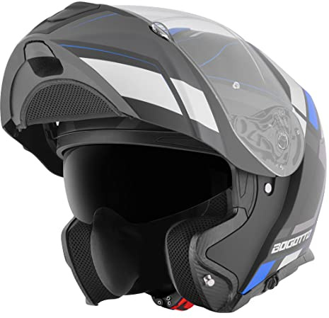 Bogotto FF403 Murata Klapphelm, blau/schwarz, M (57/58)