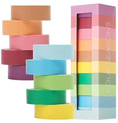 Mr. Pen- Washi Tape Set, 10 Pack, Decorative Washi Tapes for Journaling & Crafting