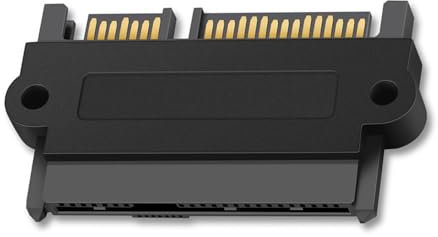 Lunaobrik Adattatore disco rigido SAS per cavi dati, SFF-8482 sulla scheda adattatore 22 per pin | Convertitore adattatore-sas-sas-sas-sas-sas-sas, testa dritta per schede SAS alimentazione