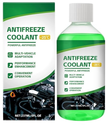 Protezione antigelo per radiatore, 237 ml, verde freddo, antigelo per auto, antifreeze pronto all'uso per motori di auto