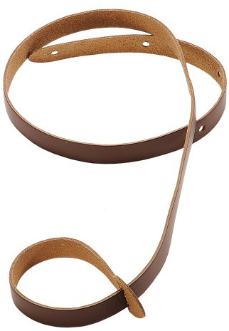 Levy's Läder M19-brn Mandolin rem i läder – brun