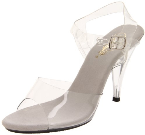 Fabulicious Car408/C/M, Dam ankelrem Pumps och Klackar, genomskinlig genomskinlig - 36 EU