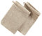 Erwin Müller Waschhandschuh Heidelberg 2er- Pack, 100% Baumwolle beige Größe 15x21 cm - weiche Qualität, saugstark und strapazierfähig - praktisch durch Schlaufe (weitere Farben)