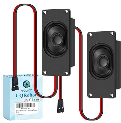 CQRobot-Lautsprecher 4 Ohm 3 Watt für Arduino, 2,54 mm Dupont-Schnittstelle. Es ist ideal für eine Vielzahl Kleiner elektronischer Projekte.