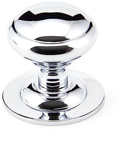 From the Anvil Polished Chrome Round Centre Door Knob