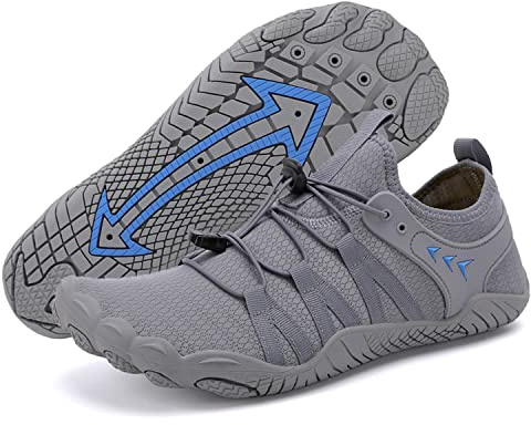 Zapatos de Agua Playa Escarpines Zapatillas Piscina de Deportes Acuáticos Buceo Surf Snorkel Yoga Piscina Hombre Mujer,Secado Rápido Antideslizante Zapatos
