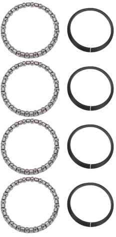 The Lord of the Tools 4 set di cuscinetti a sfera per scooter elettrico con rondella e cuscinetti a forcella, diametro interno 37 mm, compatibile con Xiaomi M365 e PRO