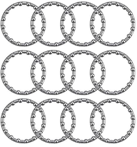 12 Stck Fahrrad Steuersatz Kugellager, 40mm Lenkkopflager, Kugelring Vorderrad Käfigkugellager,Fahrradkurbellager,Kugellager fr Mountainbike und Citybike