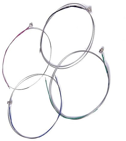 UPKOCH Violinensaiten Stahlkern Ball End g d a e Saitensatz Für Geige Nickel Umwickelt Silber Klarer Klang Schnelle Ansprache Ersatz