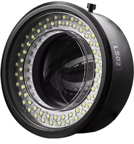 Rersduyt Dual Polarized Microscope Polarized Ring Light 64 LED Anti Glare NO Reflections Ultra Bright for Most Microscope Lamp