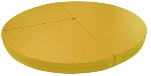 Colchoneta de Seguridad para Pole Dance Cojín de baile aéreo, protector espuma suave, plegable, impermeable, poliestireno, for el hogar(Yellow,120x5cm)