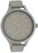 Oozoo Damenuhr mit Glitzer Zifferblatt und Lederband 45 MM Hellgrau/Hellgrau/Hellgrau C10088