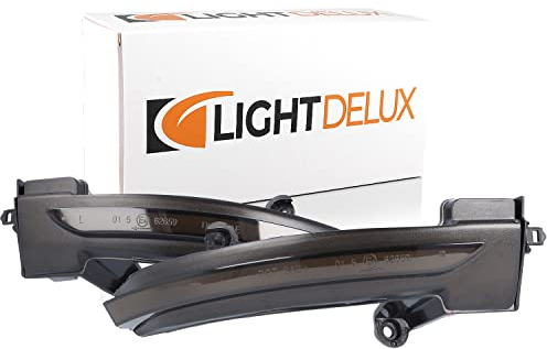 LIGHTDELUX 2 x LED Blinker Spiegelblinker Blinkleuchte Dynamische Laufblinker Seitenblinker V-172405