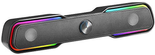 Mars Gaming MS1, Altoparlanti da Gioco 10W, sSubwoofer, 3.5mm Jack e USB, 6 Driver Audio