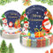 Duocute Piatti di Carta Natalizi Set 40 Pezzi, 23cm(9inch) and 18cm(7inch) Xmas Babbo Natale Pupazzo di Neve Feste Stoviglie di Carta Usa e Getta per la Cena di Natale, Dessert Party-20 Ospiti