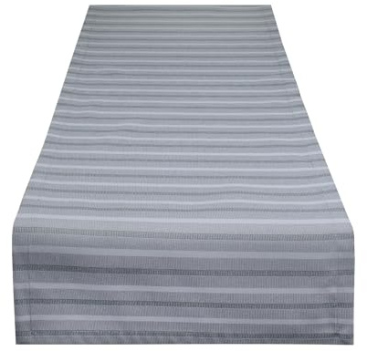 Runner da tavolo Rio, con protezione antimacchia, resistente ai raggi UV e lavabile, tovaglia per interni ed esterni, grigio, 40x140 cm