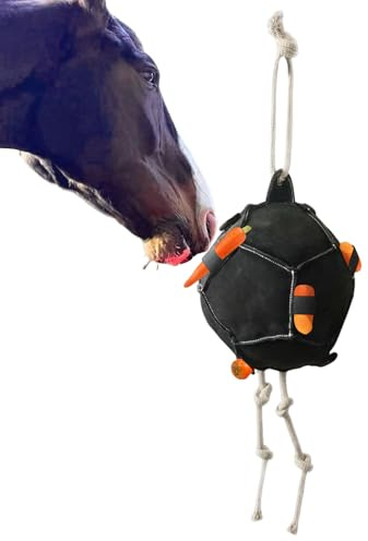 Palla per , 55 cm, giocattolo interattivo regolabile per l'alimentazione lenta, facile da usare, strumento per l'alimentazione degli animali domestici, accessorio per stalla capre, pecore