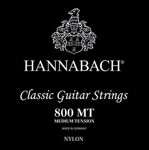 Hannabach Klassikgitarre-Saiten Serie 800 Low Tension versilbert 3er Bass Satz, 8007MT, Saiten für Gitarre (versilberter Kupferdraht, niedrige Spannung, für Konzertgitarren zum Einstieg)