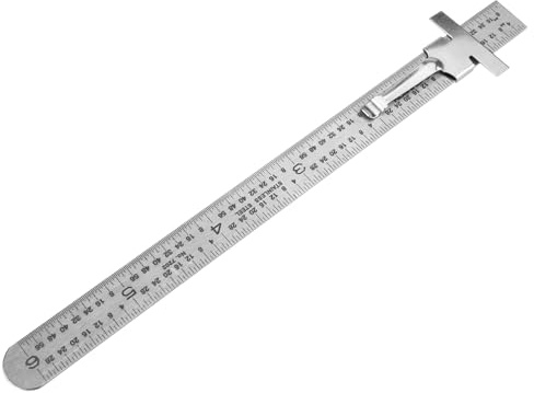 Performance Tool W5707 6-Inch Stainless Steel Sliding Depth Gauge, Silver