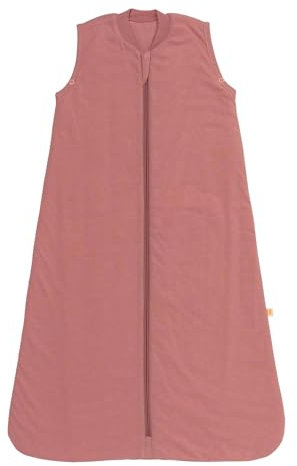 schlummersack Schlafsack Baby Sommer 90 cm dünn Pastellrosa | Babyschlafsack Frühjahr Sommer 1.0 Tog 1 Tog Baby Schlafsack Sommer | Sommer Schlafsack Baby Baumwolle Frühjahr