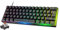 T60 Mini 60% Mechanical Gaming Keyboard with 9 Custom PBT Dye-Sublimation Keycap, Wired UK Layout 18 RGB Chroma Backlit Compact 62 Keys Keyboard, Full Keys Anti-Ghosting for PC Mac-Black/Brown Switch