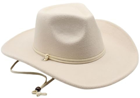 Cowboy solhatt, brett brätte västerländsk cowgirlhatt - bekväm västerländsk accessoar solhatt för män kvinnor kostymfester cosplay
