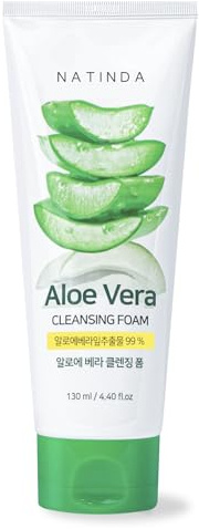 NATINDA Aloe Vera rengöringsskum 130 ml med aloe vera-extrakt
