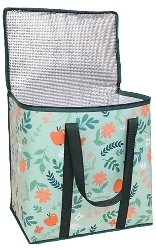 Bolsas isotérmicas para alimentos, correa de transporte ampliada – bolsa isotérmica reforzada | Red termorregulada con cordones ampliados en no tejido, gran capacidad para tartas de frutas y bebidas