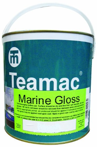 1 Litre Teamac Marine Gloss - Silver Grey