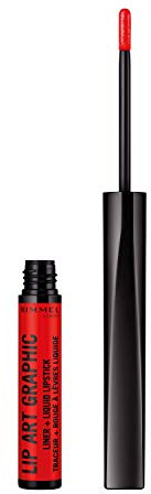 Rimmel London Lip Art Graphic Liner & liquid Lipstick - 860 Go Hard