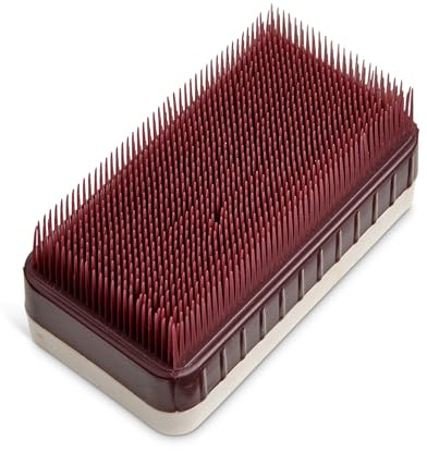 HIC Kitchen Mushroom Brush and Vegetable Scrubber, Dual-Textured Bristles