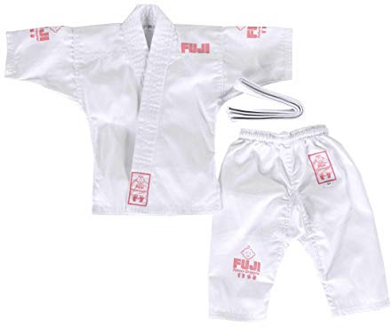 FUJI – Jiu-Jitsu Baby Gi, BJJ Uniform for Babies, Pink and White Baby Gi