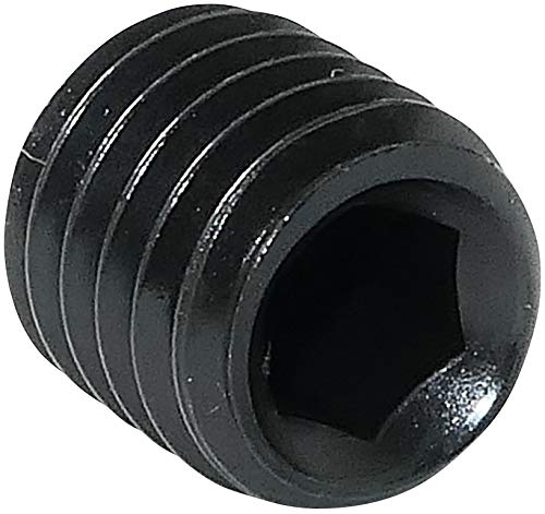 AERZETIX- C45360 - Lot de 10 - Vis de Blocage/Serrage Creux à Bout Plat - Embout sans Tête - Hexagonal/ 6 Pans M10x10 - Corps Cylindrique - Bricolage - en Acier - DIN 913 BI - Couleur Noir