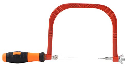 Mini scie à chantourner, lames de scie à chantourner réglables en alliage d'aluminium outils de quincaillerie manuels de coupe du bois