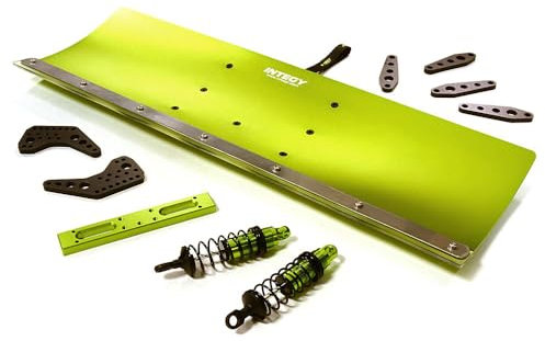 Integy Kit chasse-neige en alliage usiné 400 mm pour Losi 1/10 Lasernut U4 4WD Brushless RTR