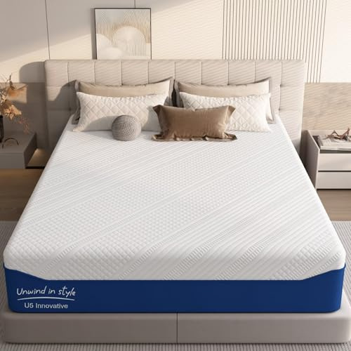 SogesSleep Twin Mattress, 12 Inch Green Tea Gel Memory Foam Mattress Twin, Cooling Gel Infused Mattress for Pressure Relief, Bed in a Box CertiPUR-US Certified & Fiberglass Free, Washable Cover