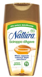 Nattura® | Jarabe de Agave BIO | Edulcorante Natural Bebidas Frutas Yogur Mermeladas Pasteles - 250 Gr | Agave Sin Gluten