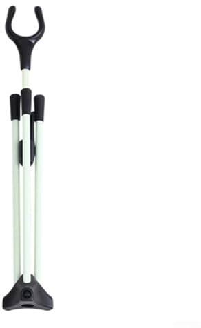Soporte de arco portátil soporte plegable estable para arcos recurvos, tradicionales y de caza (plateado)