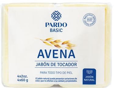 PARDO - Pastiglia di sapone BASIC AVENA 4 x 60 g
