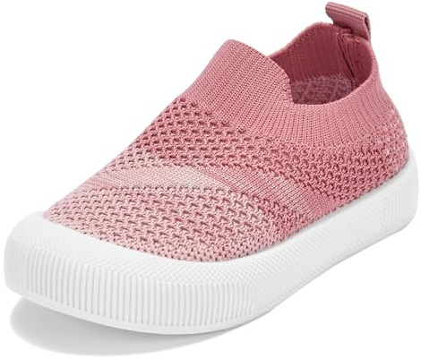 Baby Shoes Mesh Breathable Non-Slip First Walking Shoes for Girls Infant Prewalker Soft Sneakers(Pink, tag21/12-18 Months)