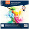 Florence Aquarellpapier Glatt - Zeichenblock für Aquarellfarben 30,5 x 30,5 cm - Weiß - Malblock für Wasserfarben - Künstlerbedarf und Scrabooking - 300 gsm