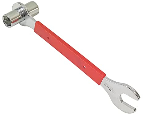 Red Loon Pedalschlüssel - 15mm - Konusschlüssel - Kurbelschrauben Schlüssel - Tretlagerschlüssel - Fahrrad Werkzeug - Fahrrad Reparatur